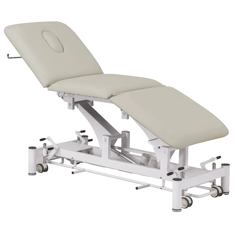 FYZIO 38, lehátko vyšetřovací zdravotní, ovladání nožním rámem, 3-segmentové, elektricky stavitelné,